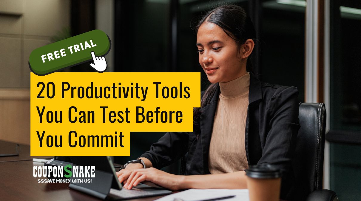 Free Trials: 20 Productivity Tools You Can Test Before You Commit