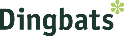 Dingbats Notebooks CA Logo