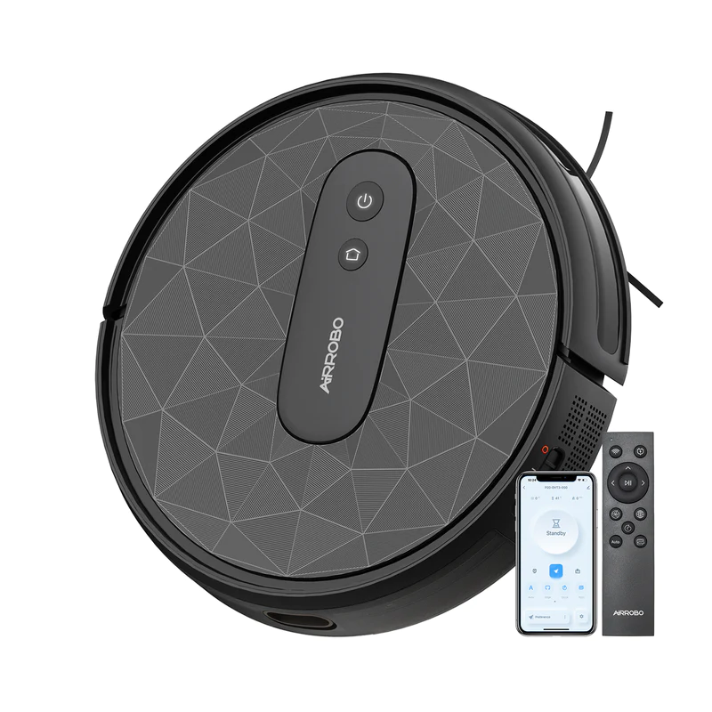 Smart robot vacuum cleaner with remote control and smartphone app - AIRROBO P20.